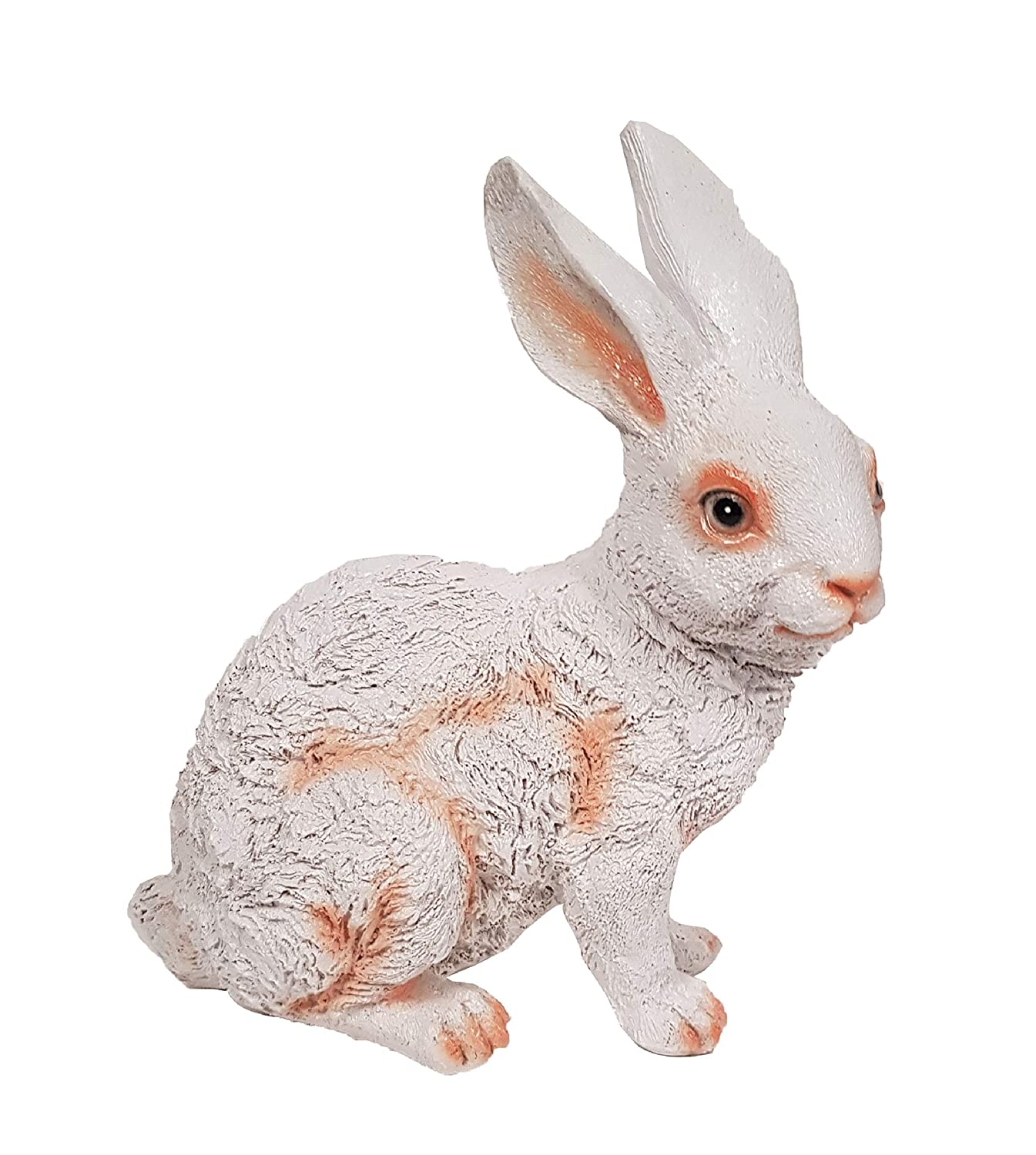 Resin Sitting Bunny Rabbit 1 (Animal Figurines Statue, Home & Garden Decoration,Outdoor Decor)