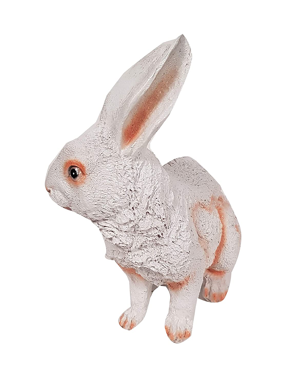 Resin Sitting Bunny Rabbit 4 (Animal Figurines Statue, Home & Garden Decoration,Outdoor Decor)