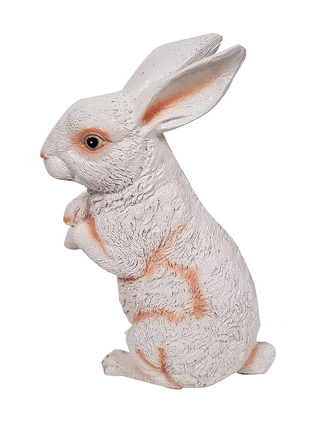 Resin Standing Bunny Rabbit 3 (Animal Figurines Statue, Home & Garden Decoration,Outdoor Decor)
