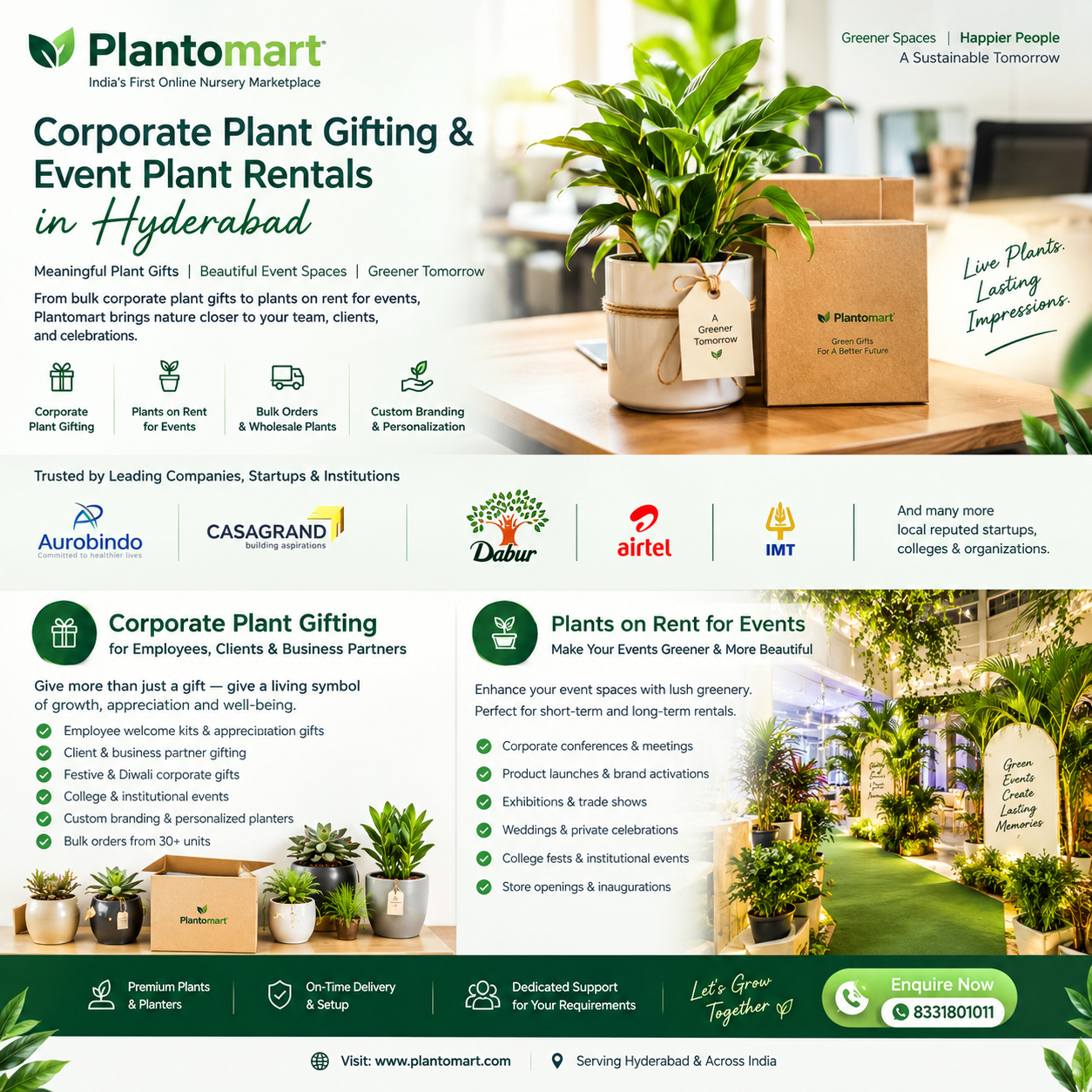 Corporate Gifting Plants